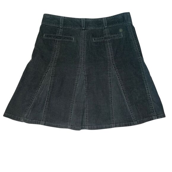 Athleta Whenever Skirt Womens Size 6 Green Corduroy Short Flared Skater Skirt - Picture 2 of 4